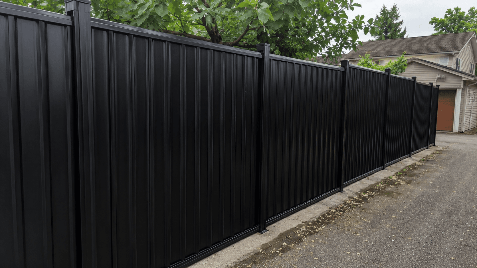 Metal Fencing view 1